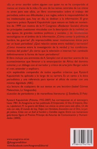 Los cínicos no sirven para este oficio: (Sobre el buen periodismo): 365 (Compactos)