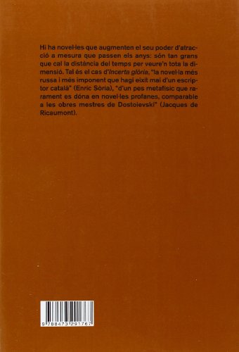 Incerta glòria: 8 (El Club dels Novel·listes)