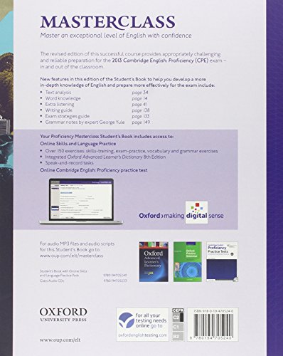 Proficiency Masterclass Student's Book & Online Skills