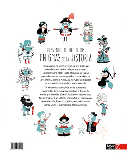 Enigmas de la historia: Desafía tu mente con 25 misterios de la historia (INFANTIL)