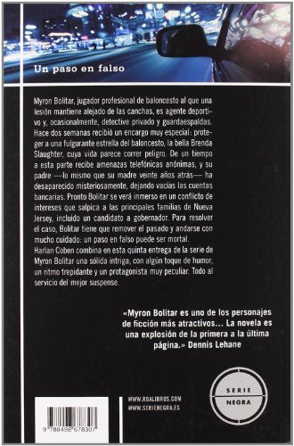 Un paso en falso: Myron Bolitar 5 (Serie Negra)