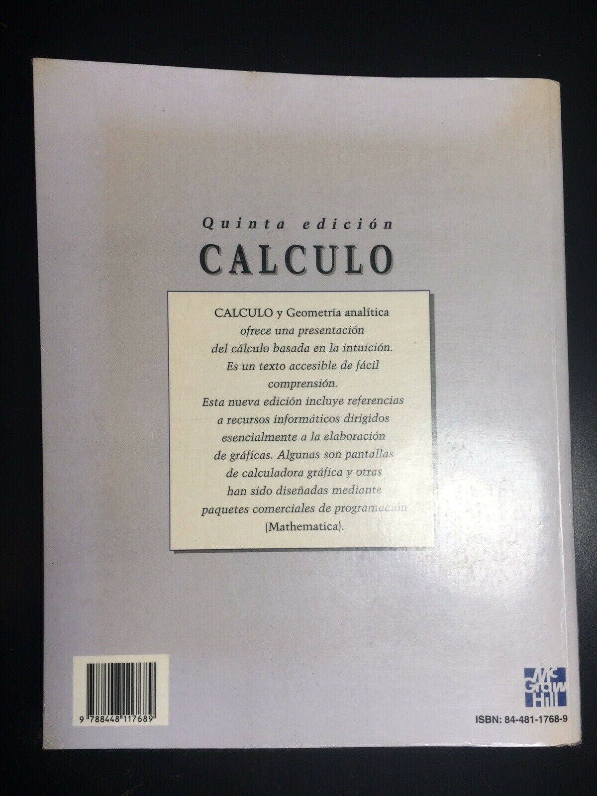 Calculo. tomo I [Paperback] LARSON and HOSTETLER