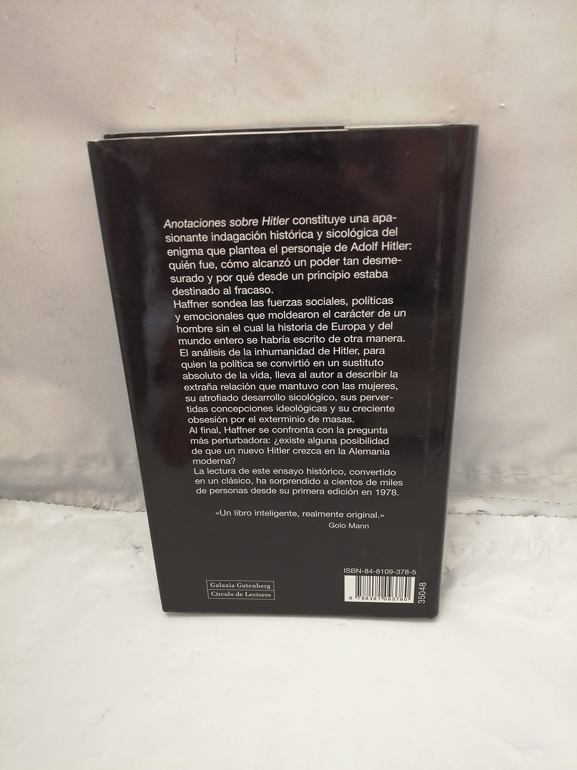 Anotaciones sobre Hitler (Ensayo)