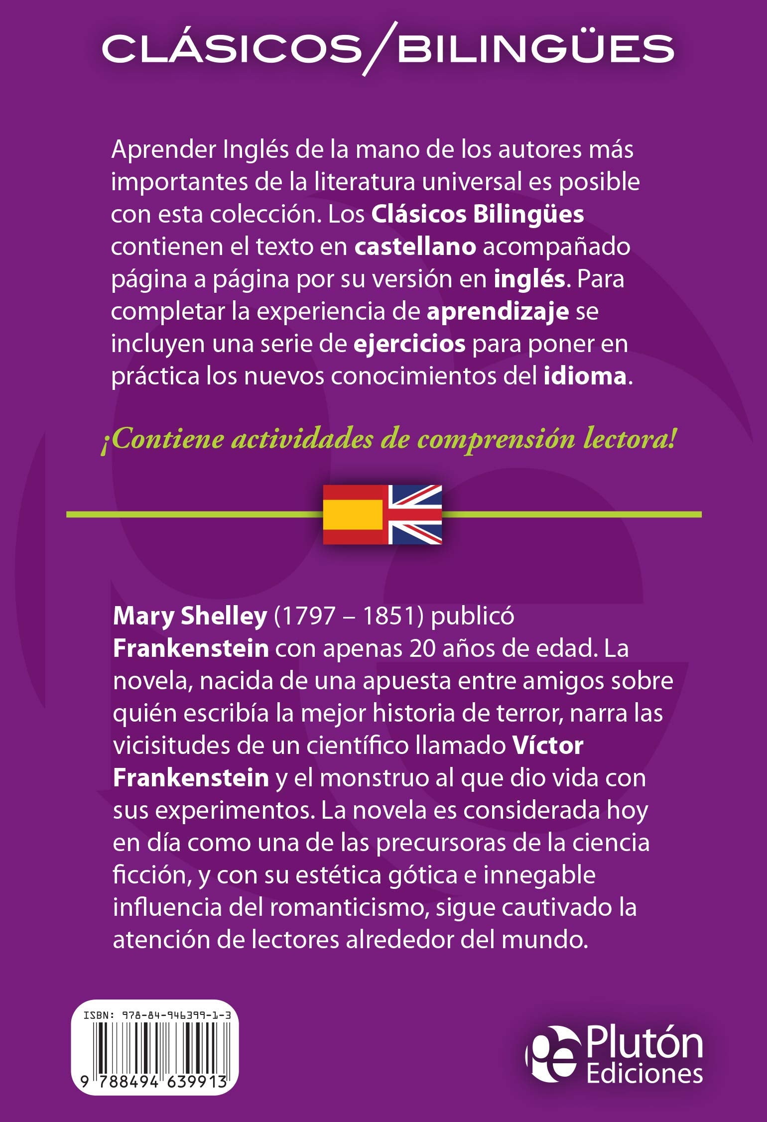 Frankenstein (Colección Clásicos Bilingües) [Paperback] Shelley, Mary and Briggent, Benjamin
