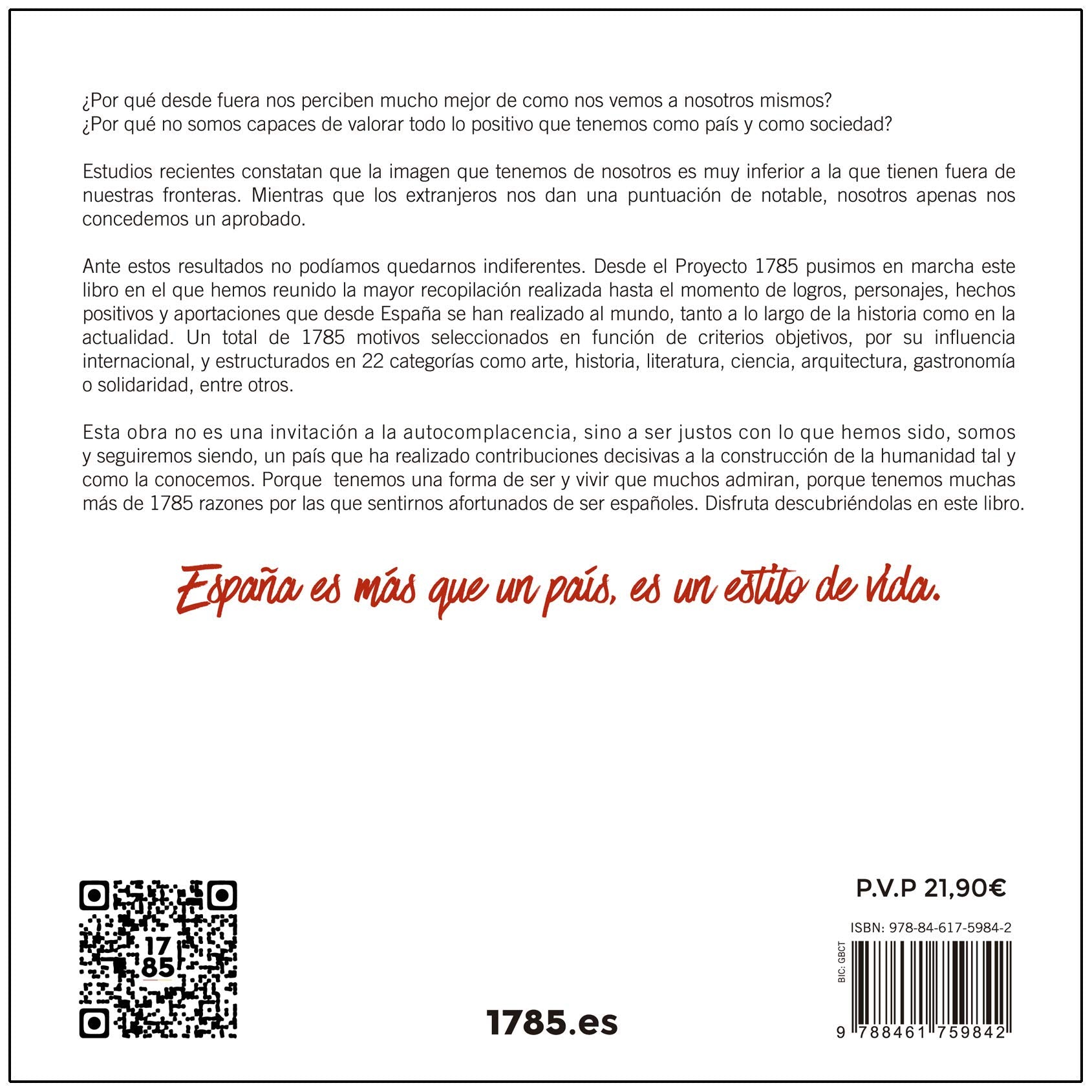 1785 motivos por los que hasta un noruego querría ser Español Vv.Aa.
