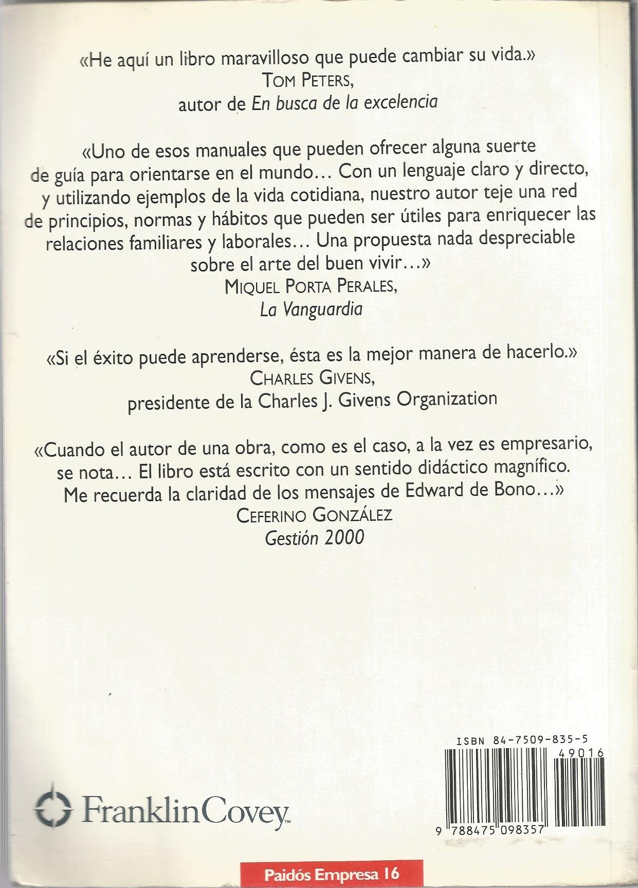 Los 7 habitos de la gente altamente efectiva / The 7 Habits of Highly Effective People