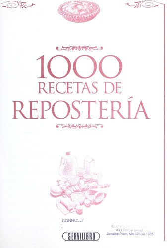 1000 RECETAS DE REPOSTERIA (COCINA)