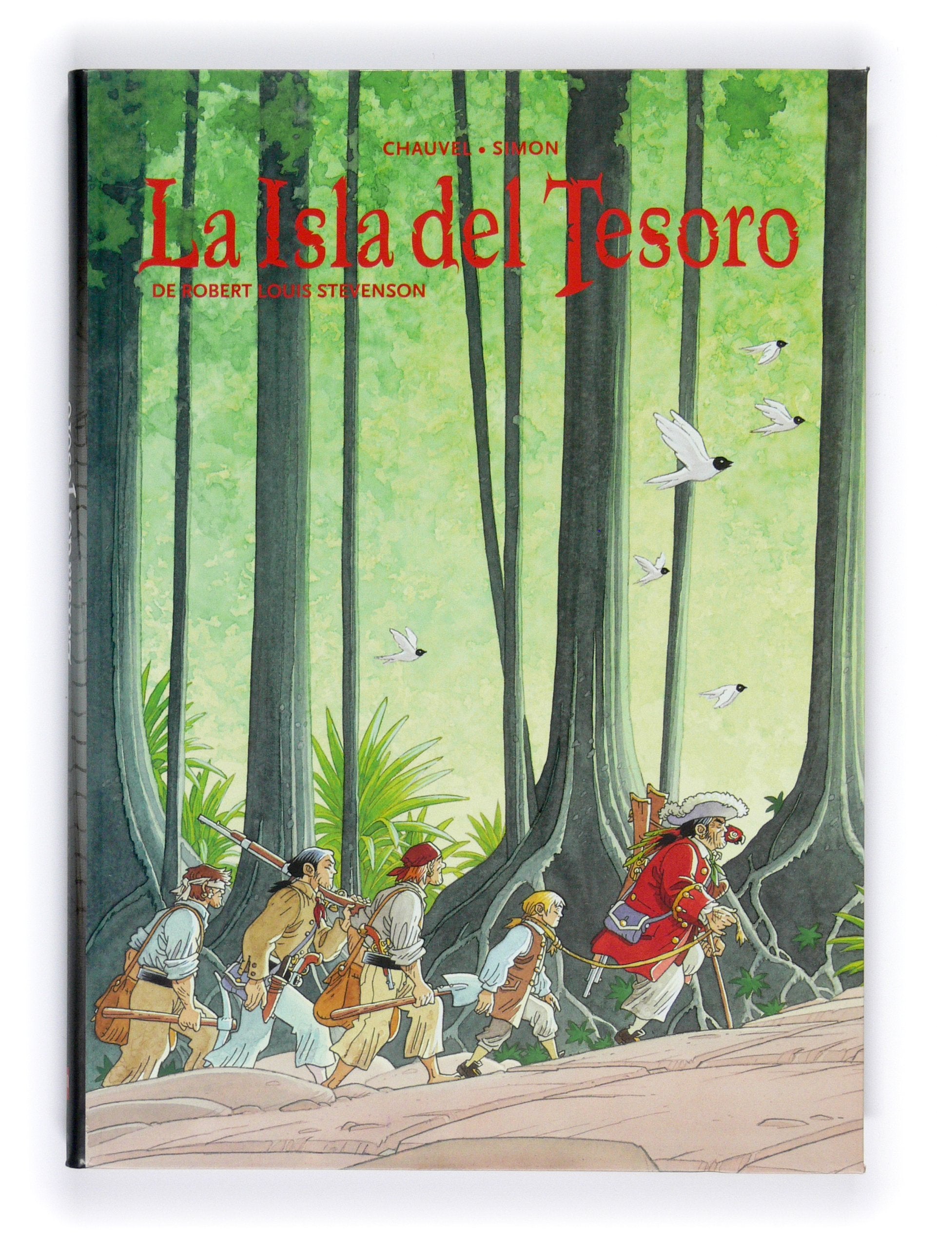 La isla del tesoro (Clasicos en cómic) Stevenson, Robert Louis; Chauvel, David and Simon, Frédéric